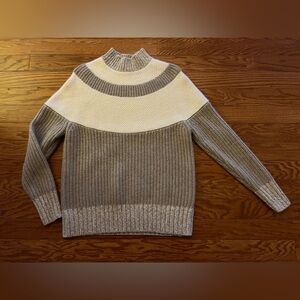 Haven Well Within 100% Cashmere Cream Gray Size large